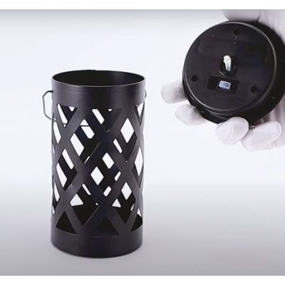 Lampa solarna LED TABU LED 0,03W IP44 zimna biała czarny 04940 IDEUS (04940)